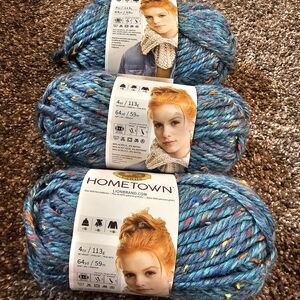 Hometown Yarn in Blue Multi